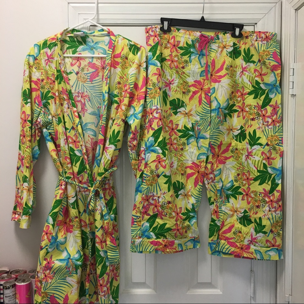 Robe & capri pjs